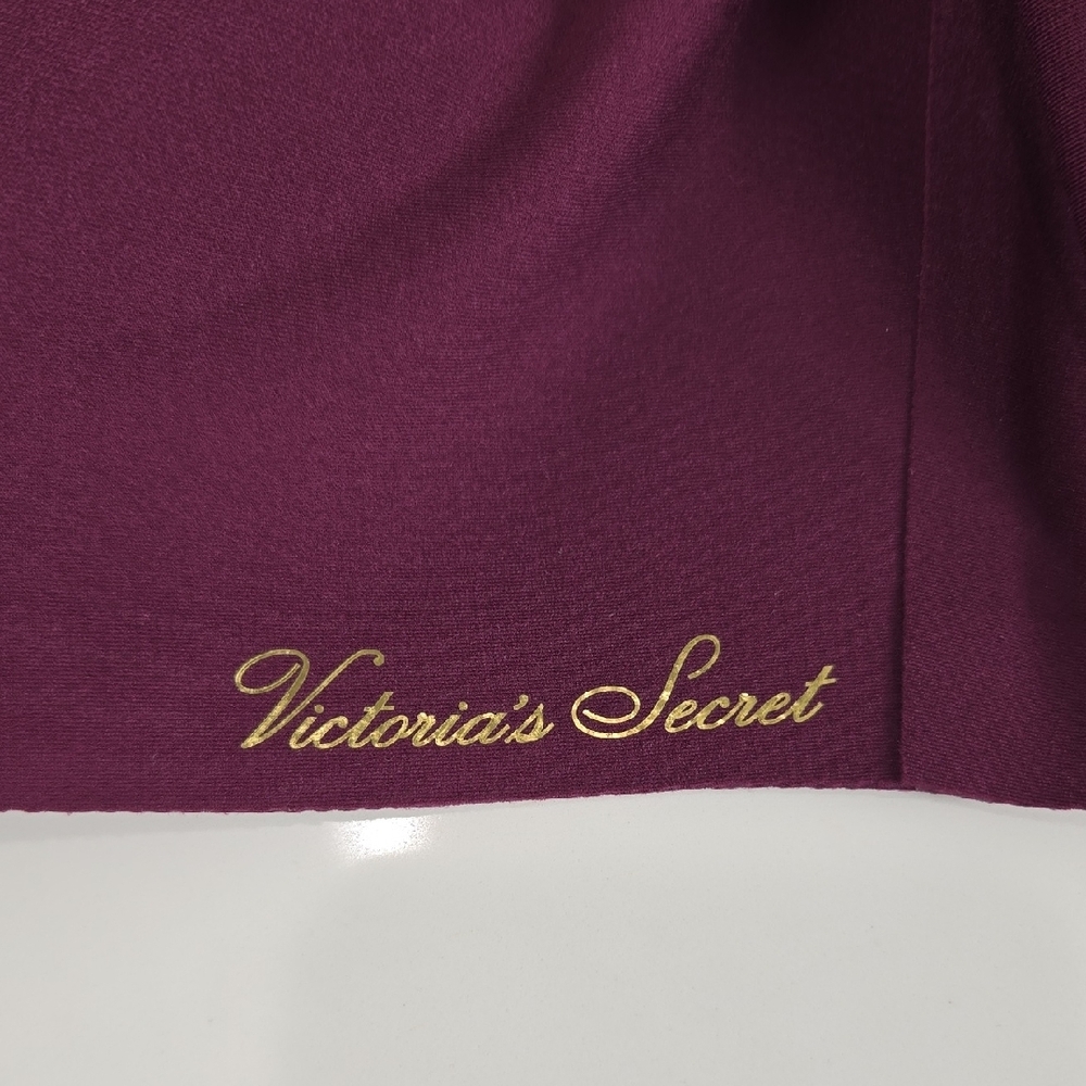 Victoria's Secret Lounge Unlined Scoop Bra Burgundy L-XXL - Picture 5 of 12